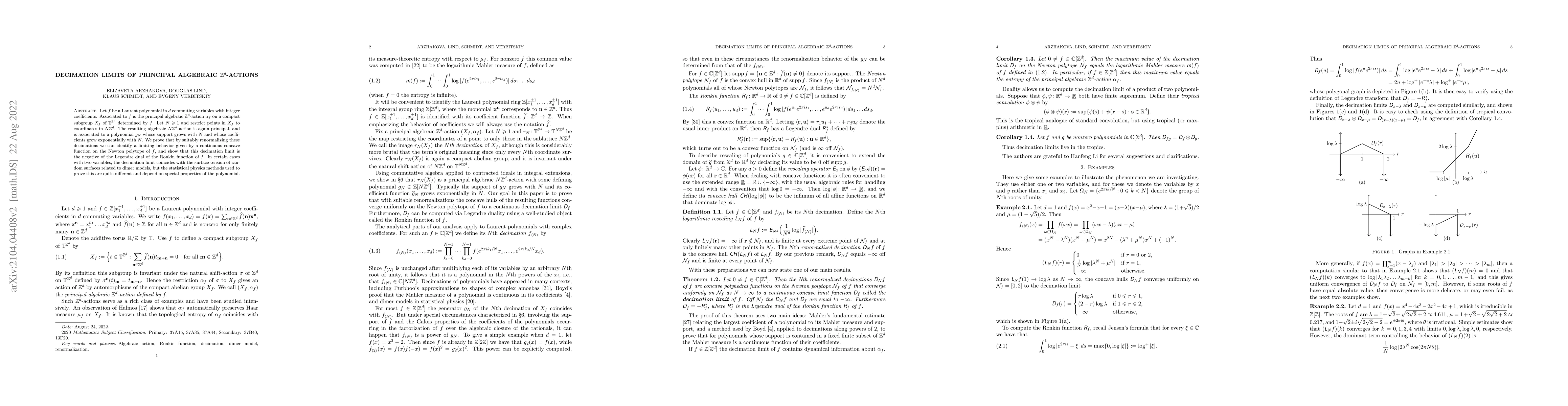 Thumbnail for Decimation limits of principal algebraic $\mathbb{Z}^d$-actions