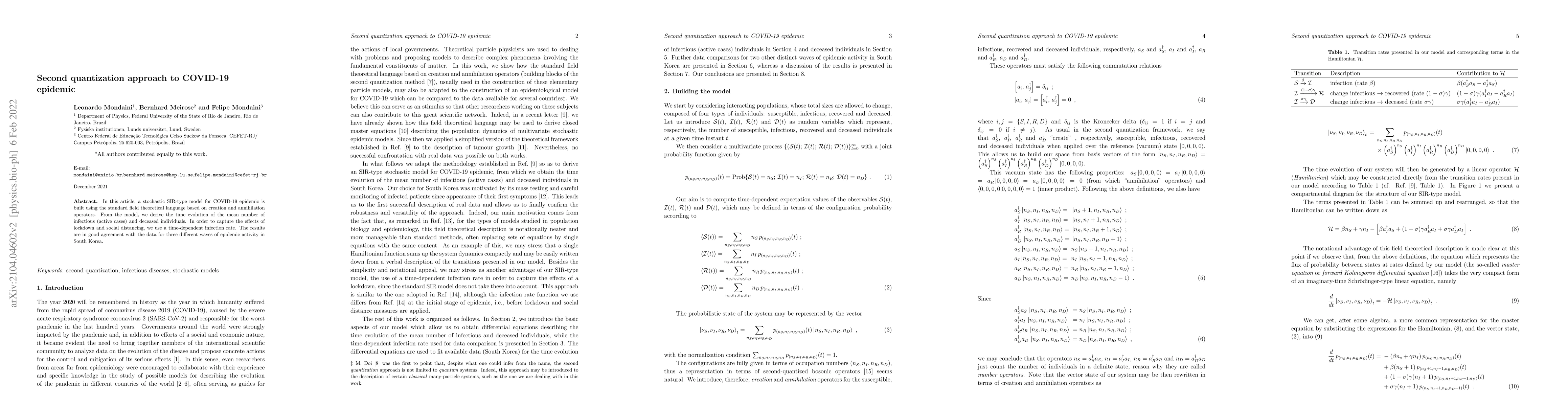Thumbnail for Second quantization approach to COVID-19 epidemic