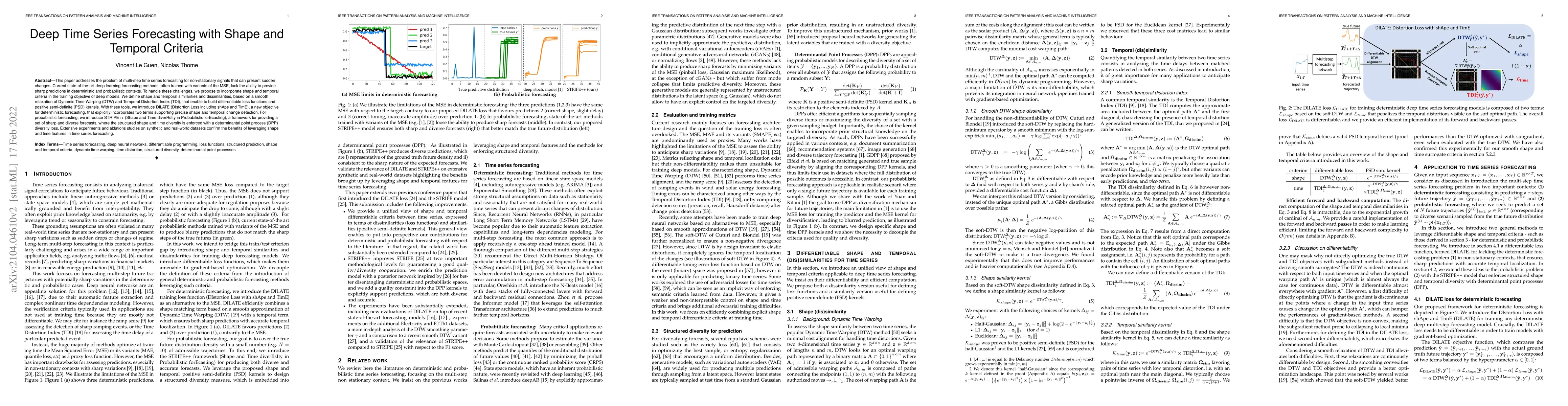 Thumbnail for Deep Time Series Forecasting with Shape and Temporal Criteria