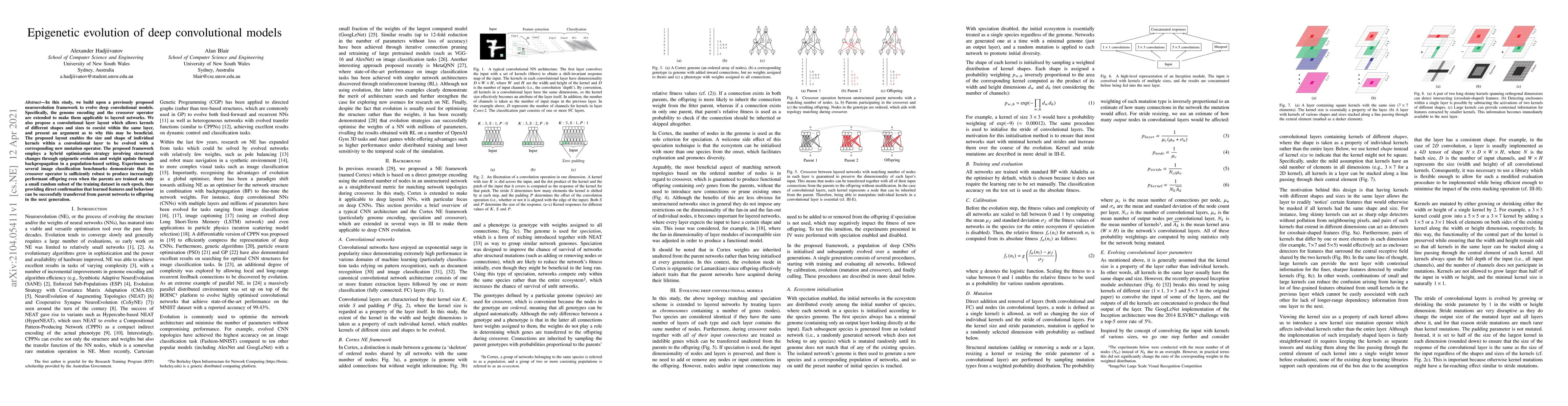 Thumbnail for Epigenetic evolution of deep convolutional models