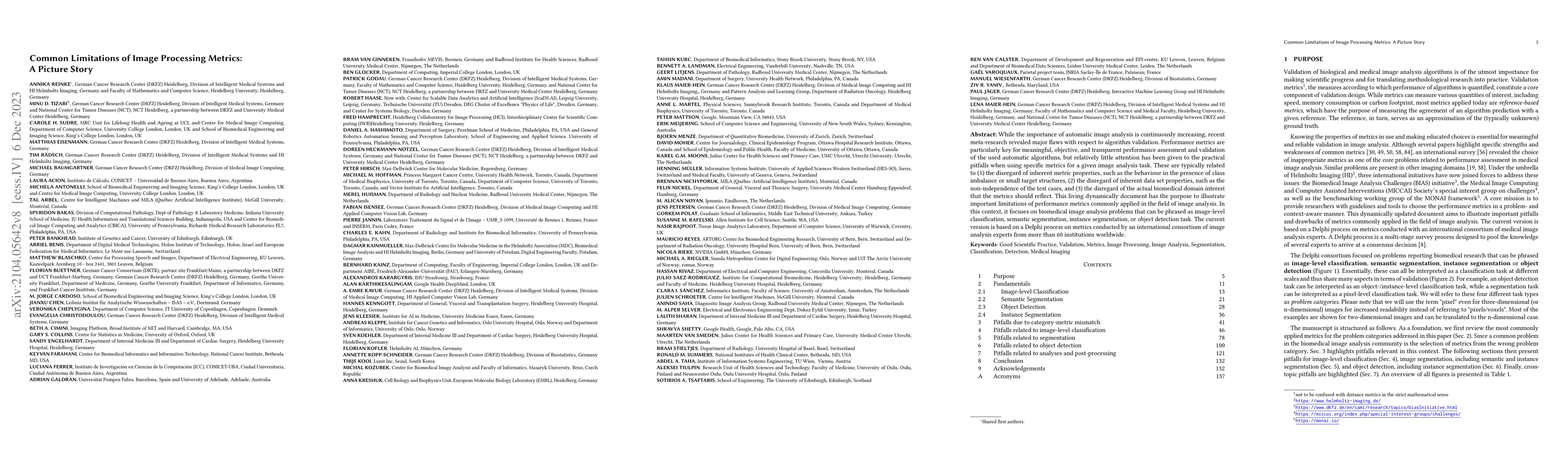 Thumbnail for Common Limitations of Image Processing Metrics: A Picture Story