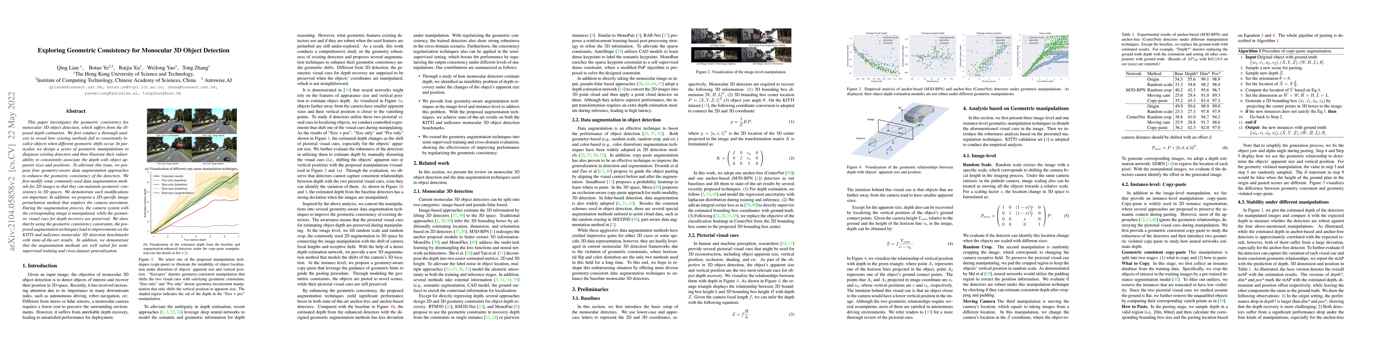 Thumbnail for Exploring Geometric Consistency for Monocular 3D Object Detection