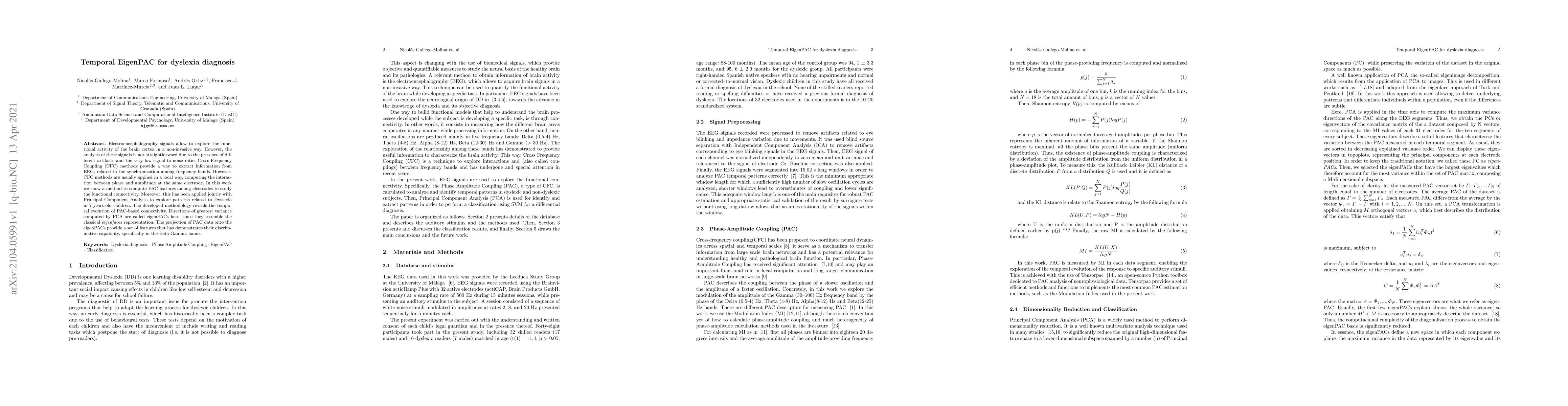 Thumbnail for Temporal EigenPAC for dyslexia diagnosis