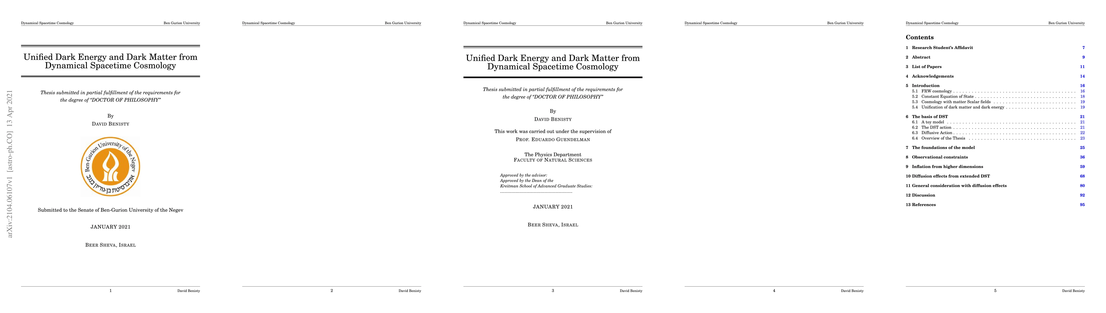 Thumbnail for Unified Dark Energy and Dark Matter from Dynamical Spacetime Cosmology