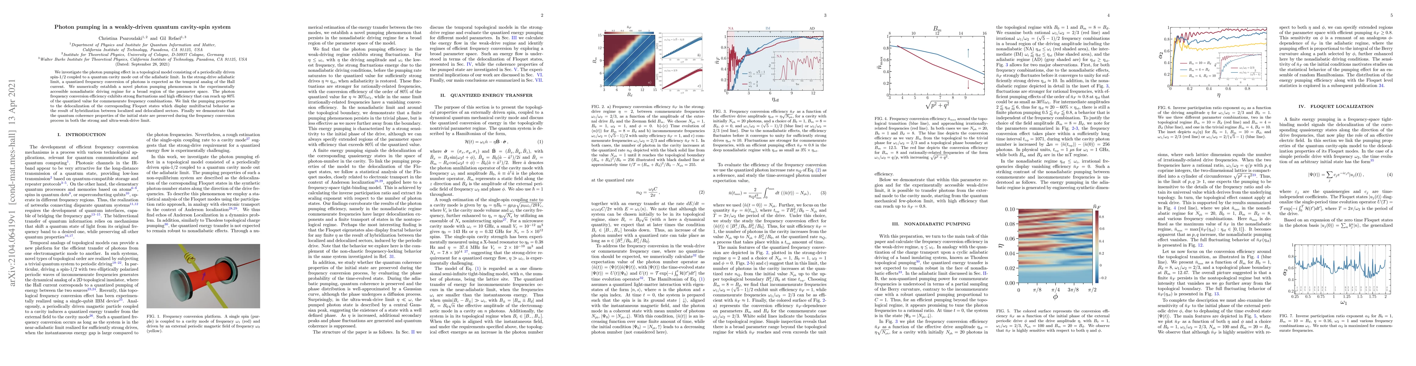 Thumbnail for Photon pumping in a weakly-driven quantum cavity-spin system