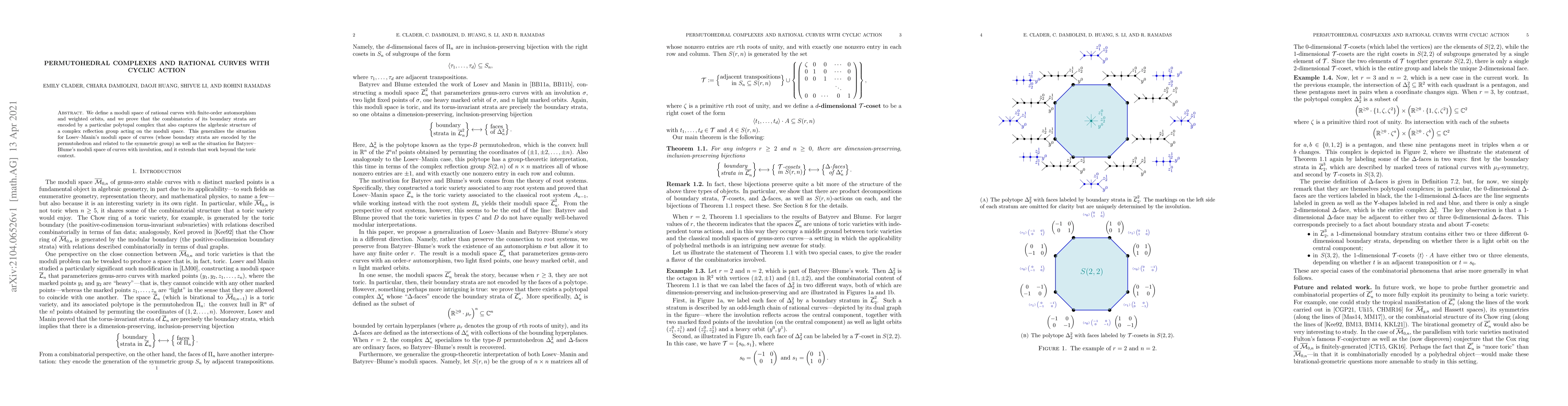Thumbnail for Permutohedral complexes and rational curves with cyclic action