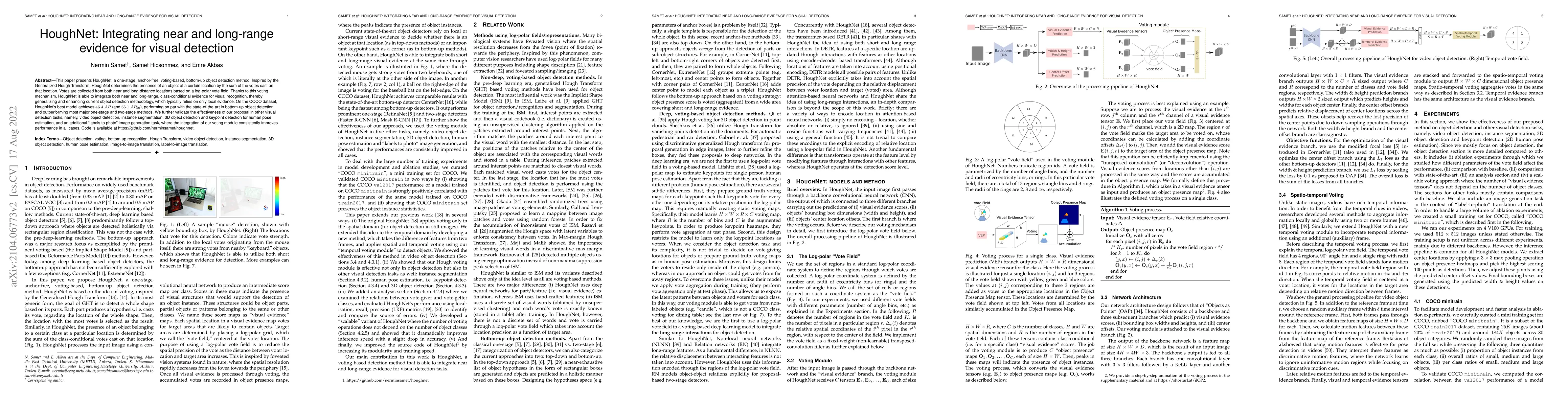 Thumbnail for HoughNet: Integrating near and long-range evidence for visual detection