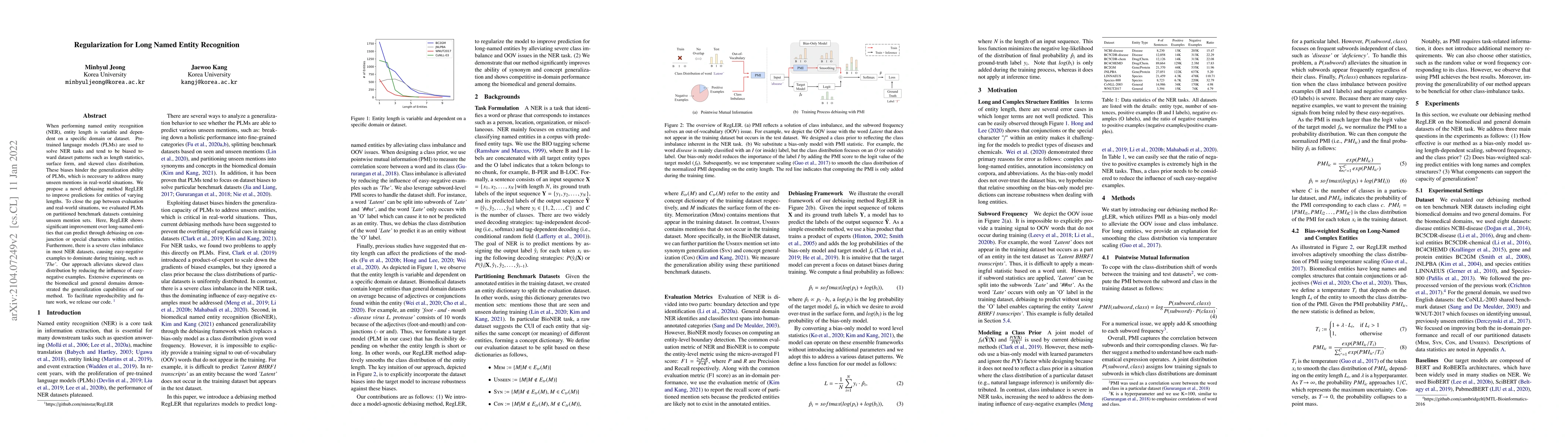 Thumbnail for Regularization for Long Named Entity Recognition