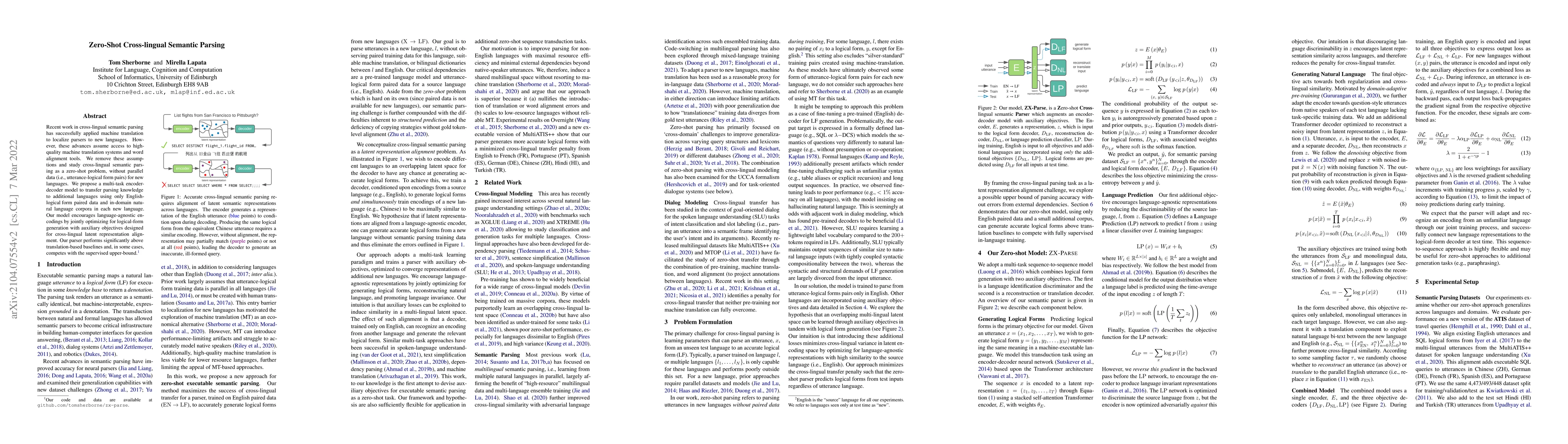 Thumbnail for Zero-Shot Cross-lingual Semantic Parsing