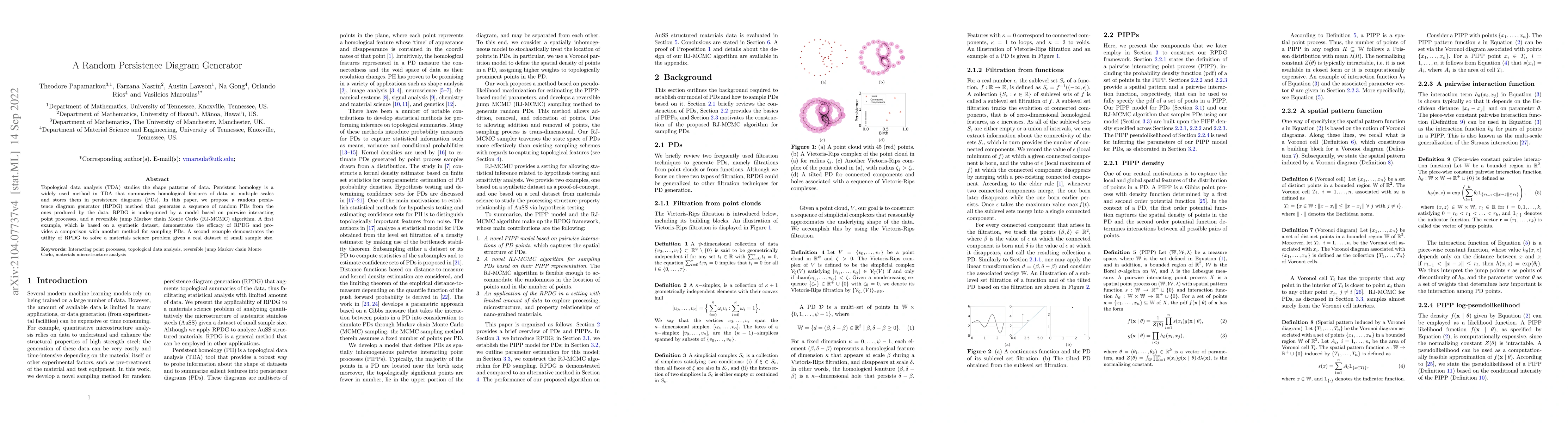 Thumbnail for A Random Persistence Diagram Generator