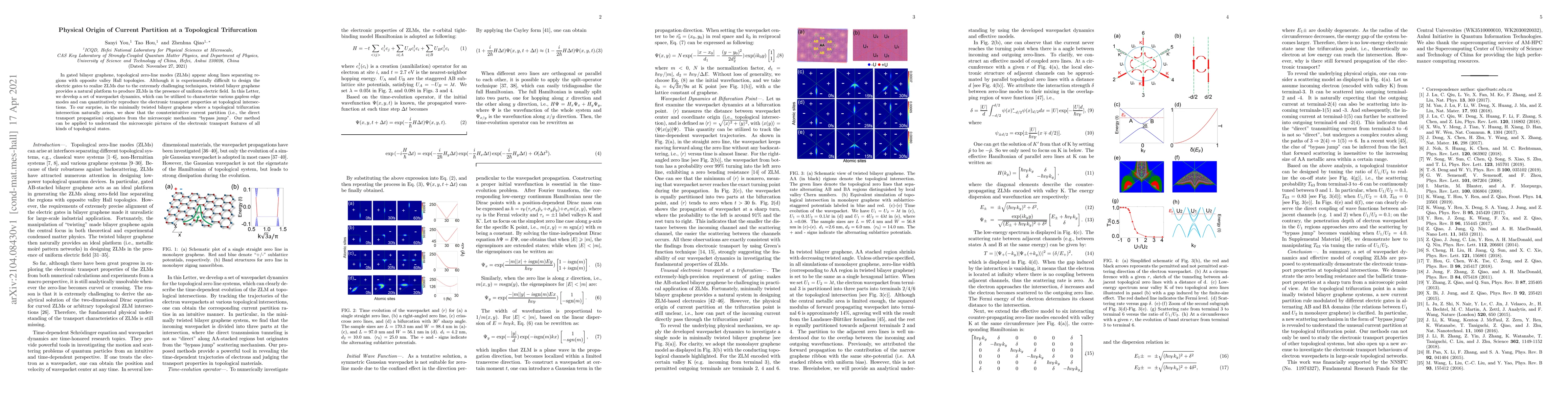 Thumbnail for Physical Origin of Current Partition at a Topological Trifurcation
