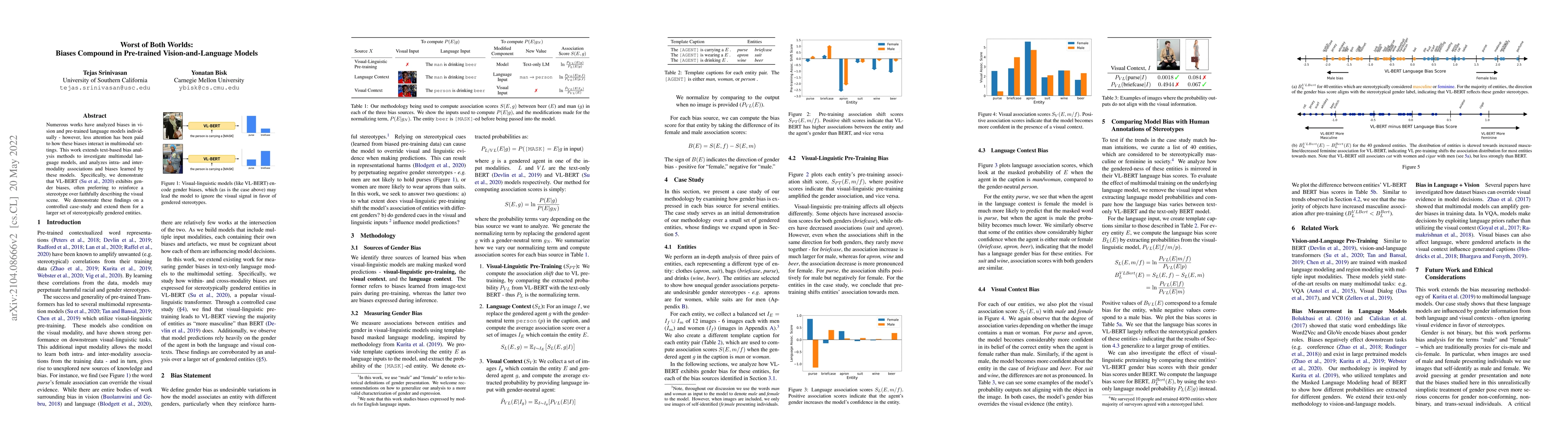 Thumbnail for Worst of Both Worlds: Biases Compound in Pre-trained Vision-and-Language
  Models