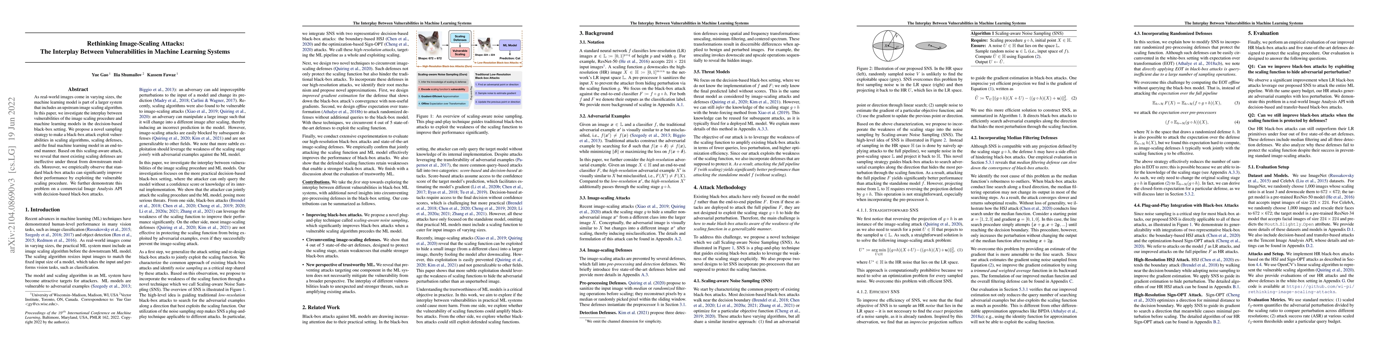 Thumbnail for Rethinking Image-Scaling Attacks: The Interplay Between Vulnerabilities
  in Machine Learning Systems