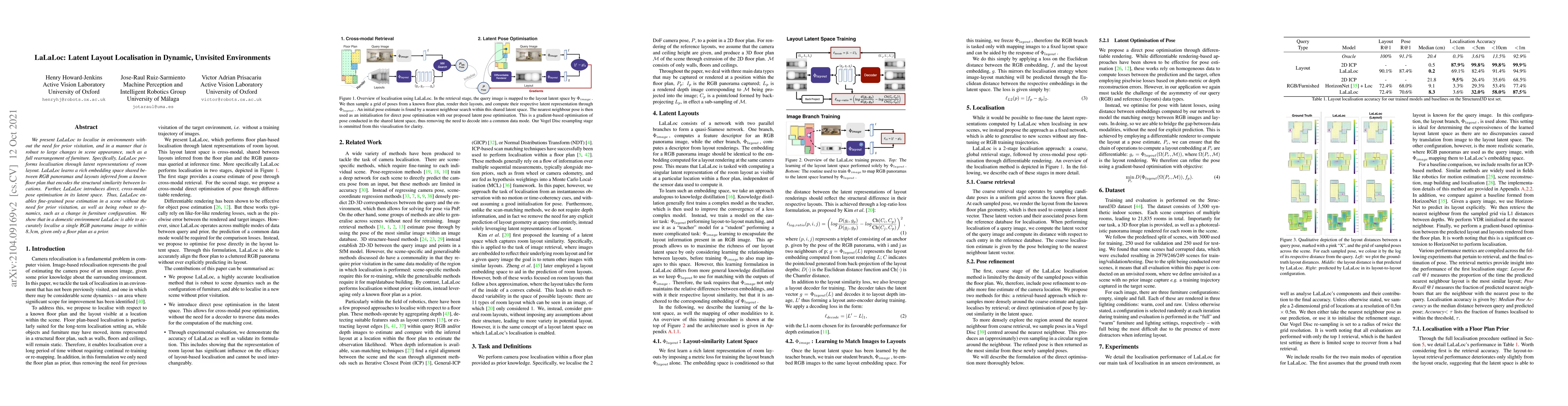 Thumbnail for LaLaLoc: Latent Layout Localisation in Dynamic, Unvisited Environments