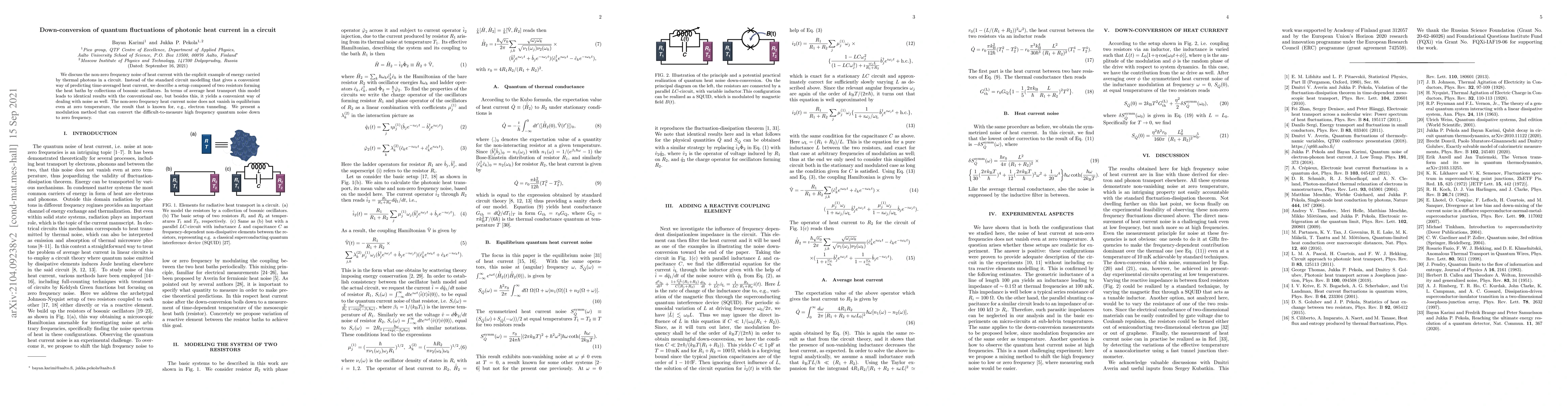Thumbnail for Down-conversion of quantum fluctuations of photonic heat current in a
  circuit