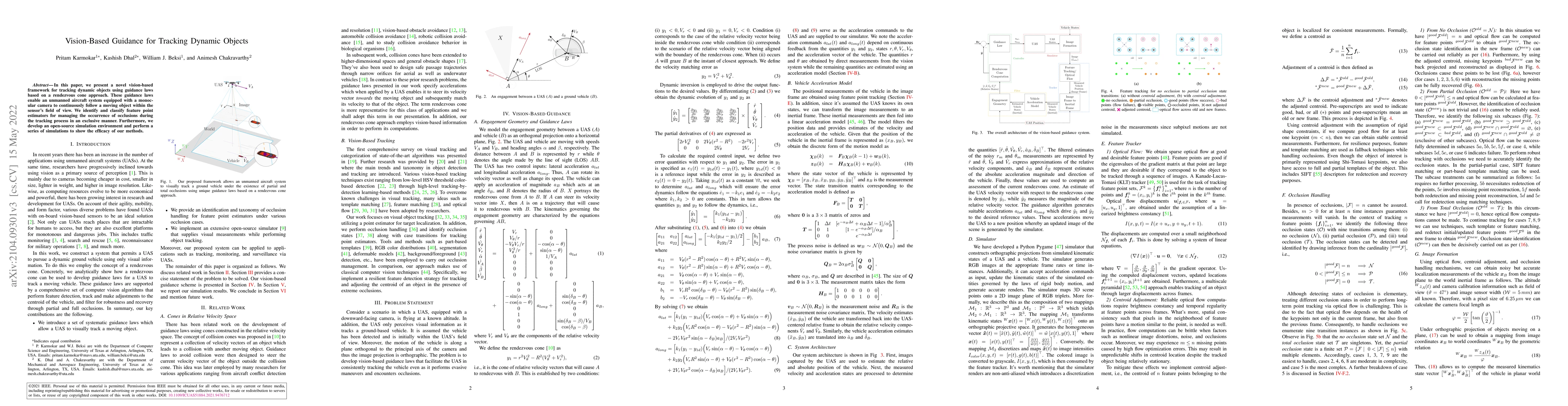Thumbnail for Vision-Based Guidance for Tracking Dynamic Objects