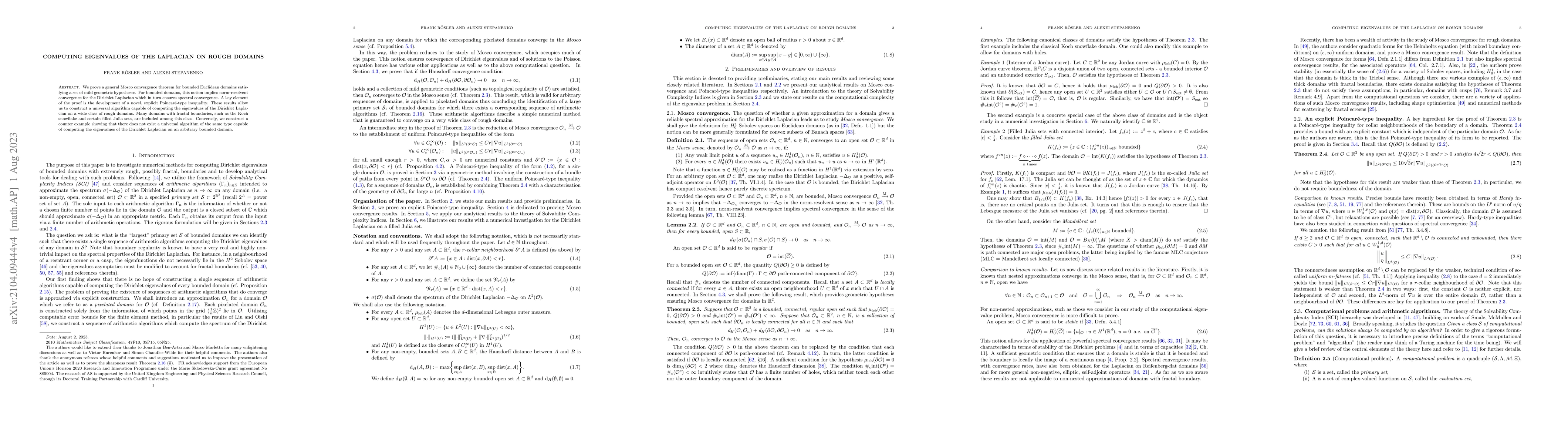 Thumbnail for Computing eigenvalues of the Laplacian on rough domains