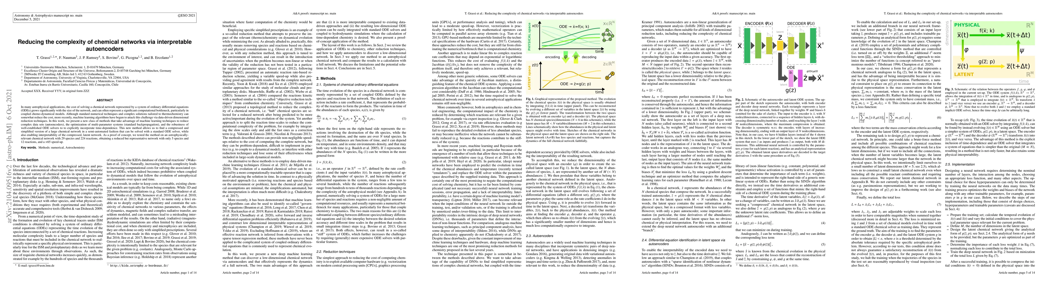 Thumbnail for Reducing the complexity of chemical networks via interpretable
  autoencoders