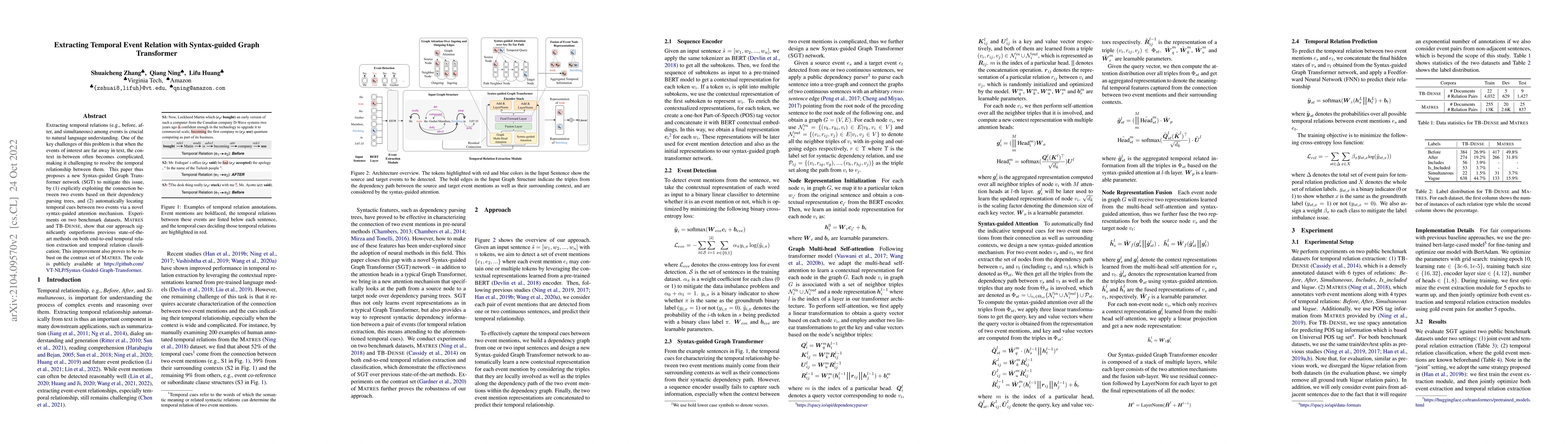 Thumbnail for Extracting Temporal Event Relation with Syntax-guided Graph Transformer