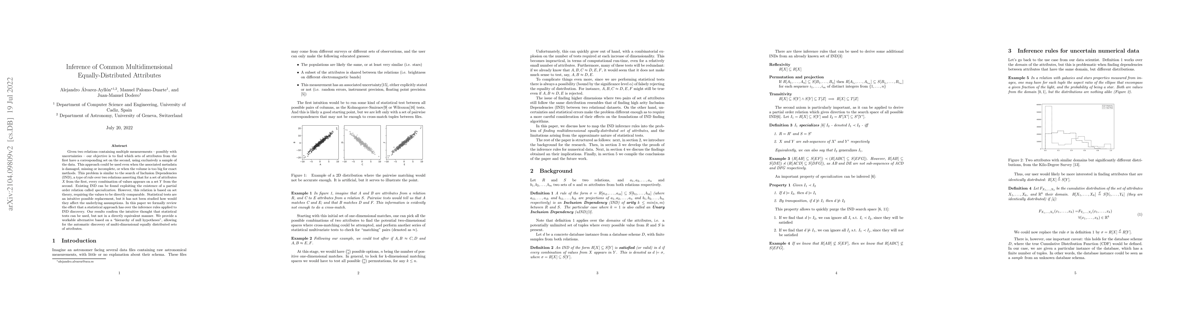 Thumbnail for Inference of Common Multidimensional Equally-Distributed Attributes