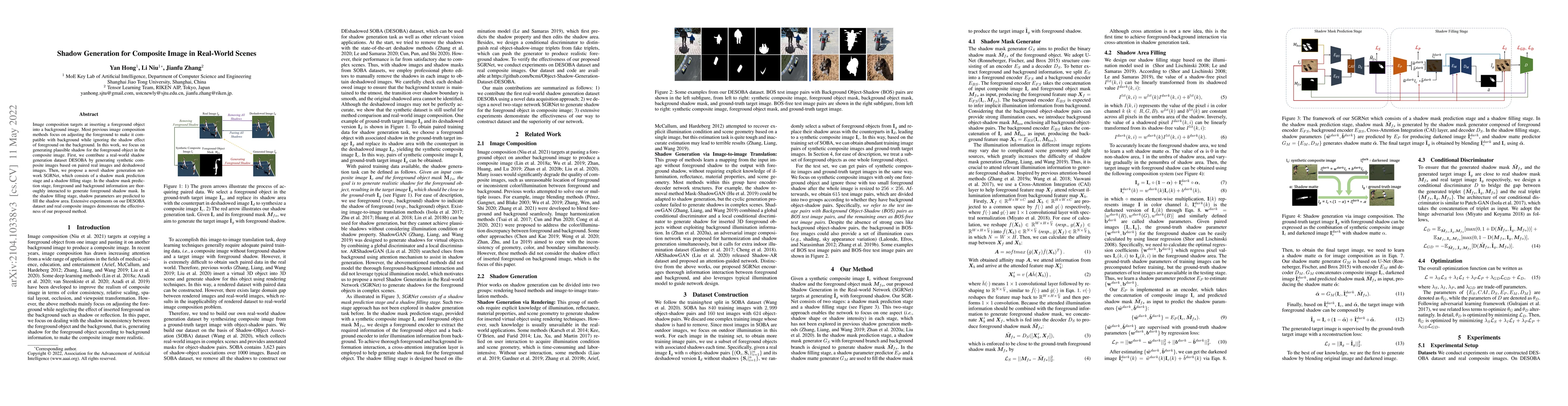 Thumbnail for Shadow Generation for Composite Image in Real-world Scenes