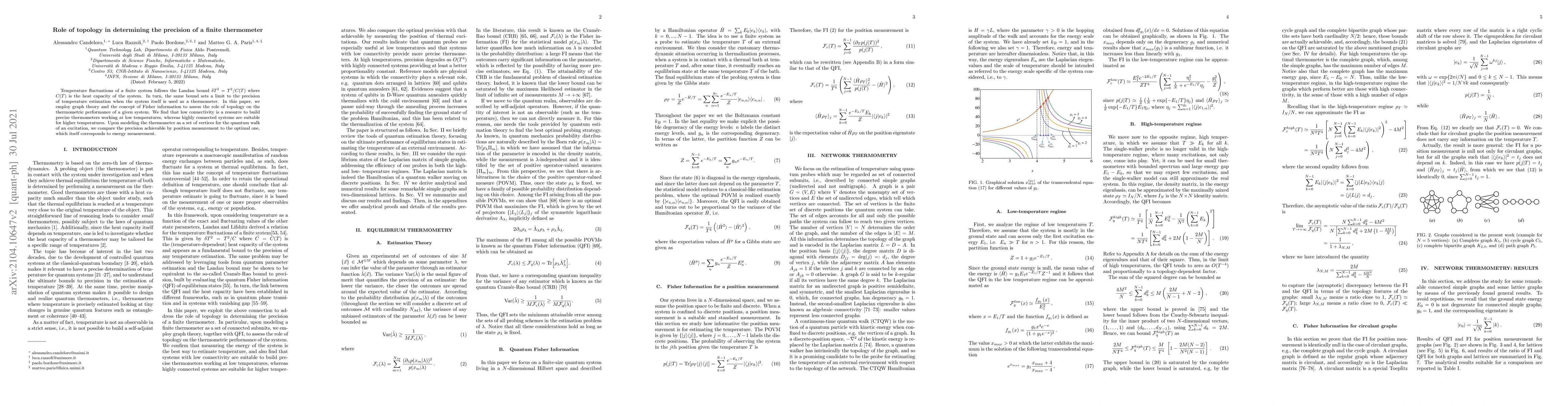 Thumbnail for Role of topology in determining the precision of a finite thermometer