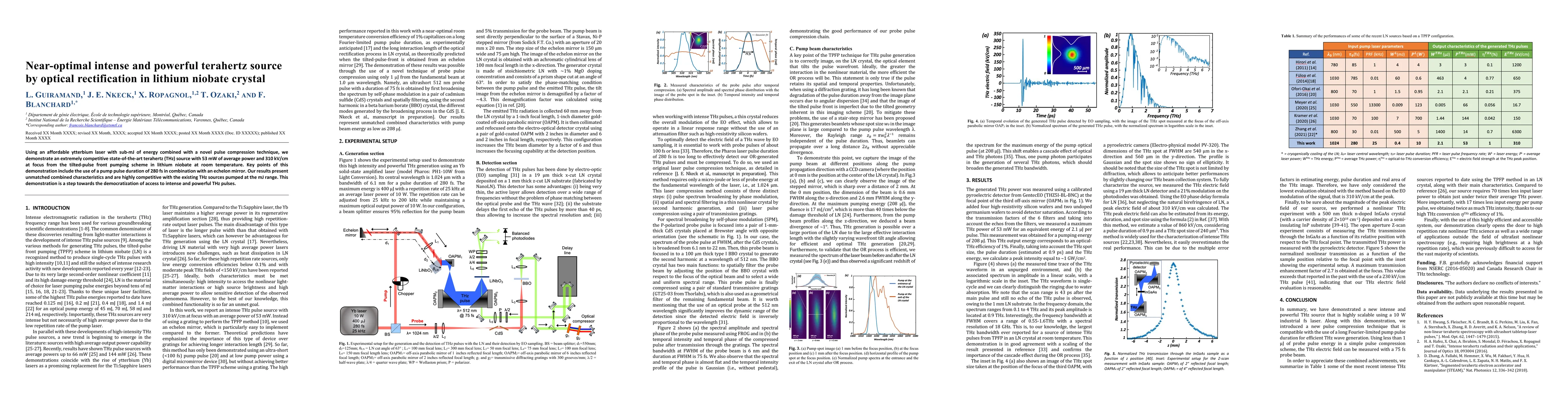 Thumbnail for Near-optimal intense and powerful terahertz source by optical
  rectification in lithium niobate crystal