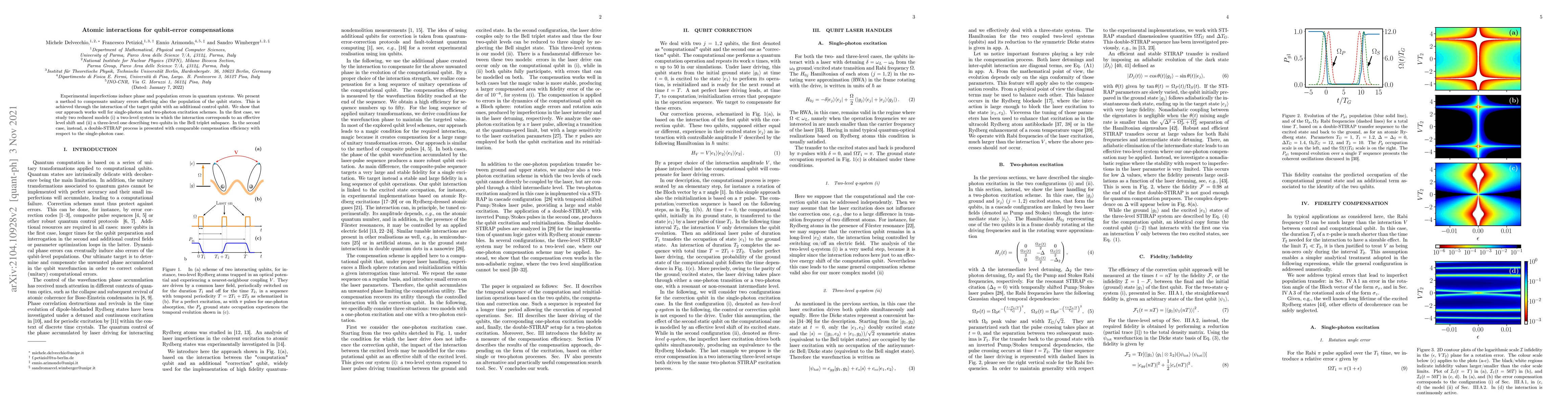 Thumbnail for Atomic interactions for qubit-error compensations