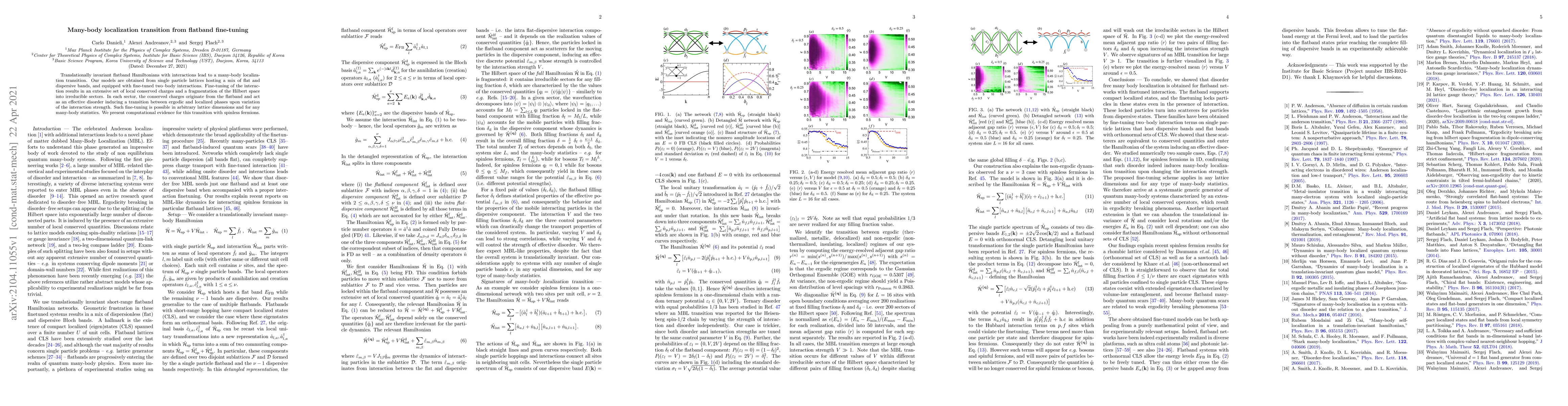 Thumbnail for Many-body localization transition from flatband fine-tuning