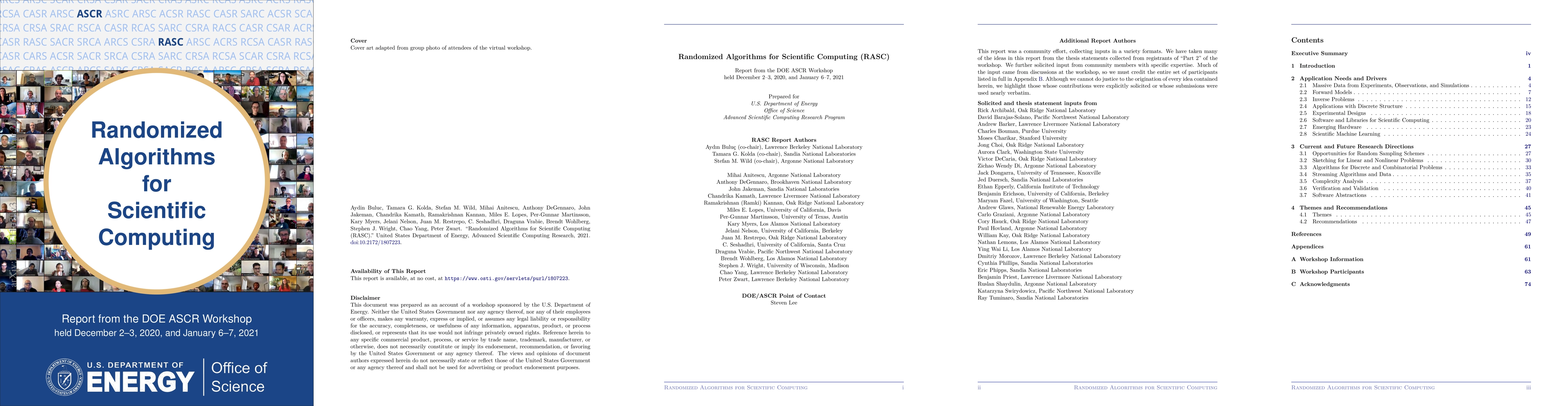 Thumbnail for Randomized Algorithms for Scientific Computing (RASC)
