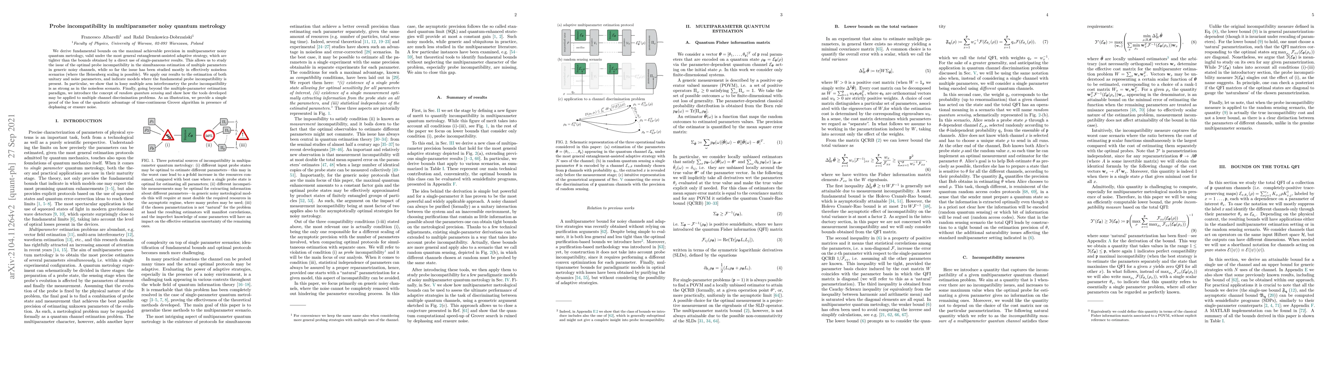 Thumbnail for Probe incompatibility in multiparameter noisy quantum metrology