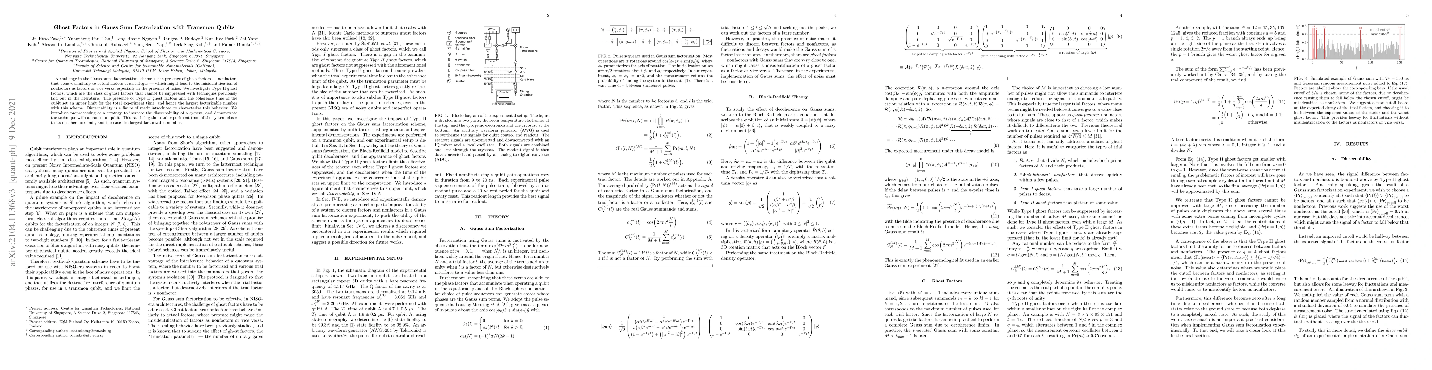 Thumbnail for Ghost factors in Gauss-sum factorization with transmon qubits