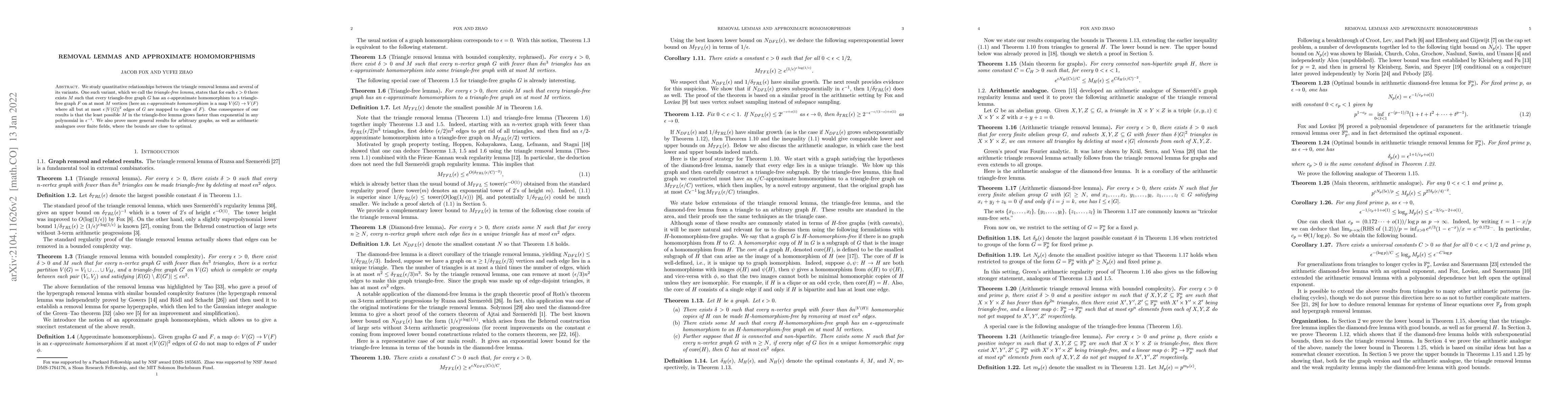 Thumbnail for Removal lemmas and approximate homomorphisms