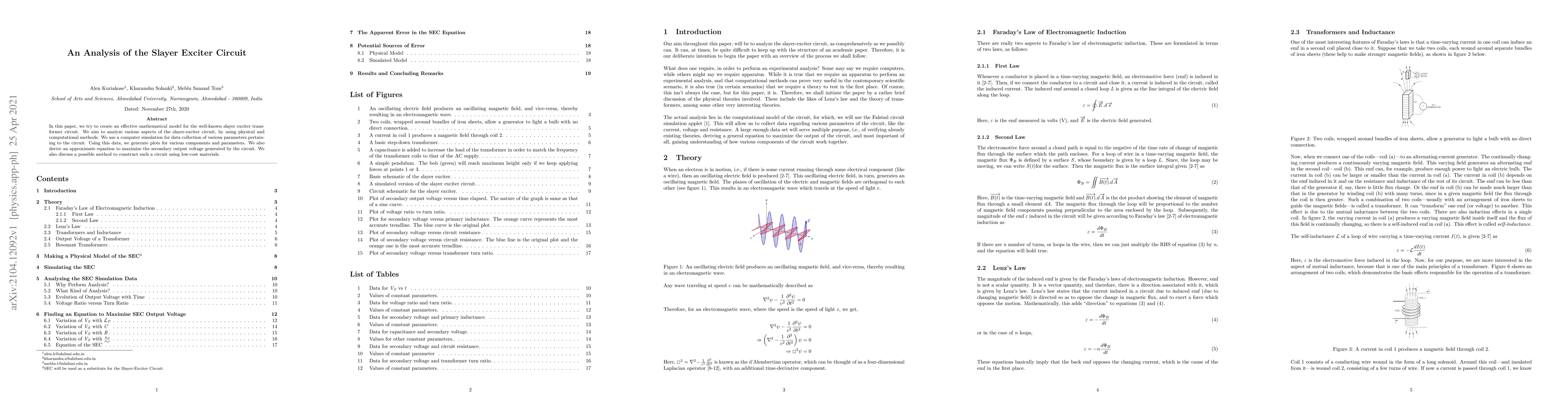 Thumbnail for An Analysis of the Slayer Exciter Circuit