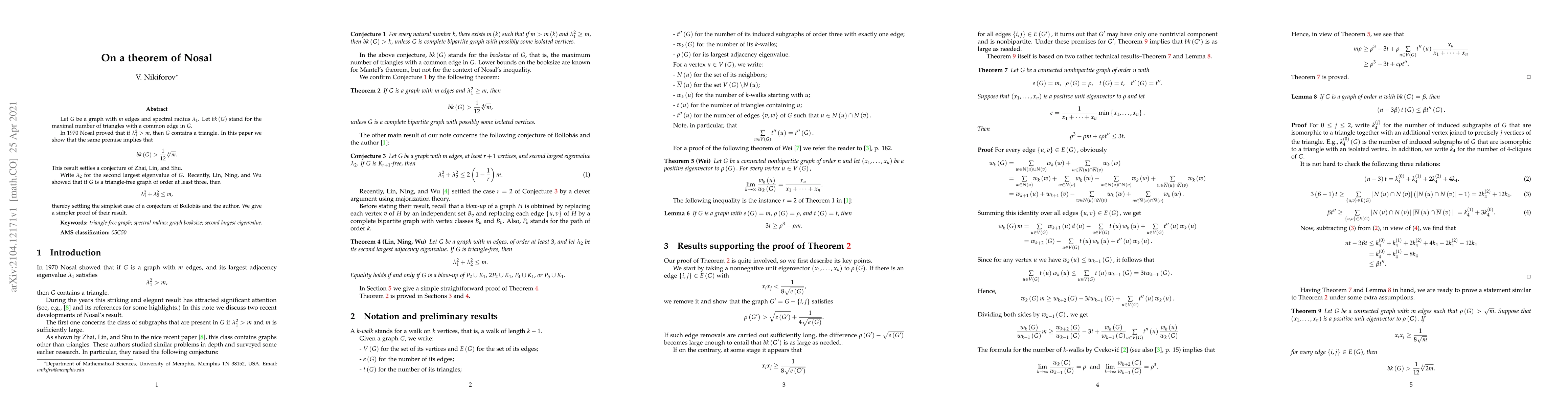Thumbnail for On a theorem of Nosal