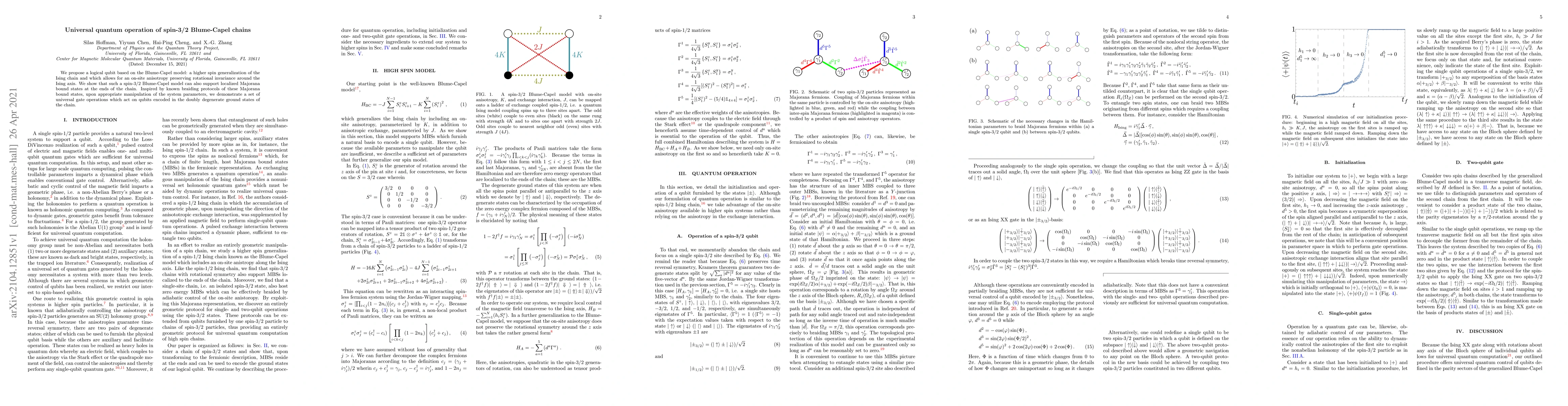 Thumbnail for Universal quantum operation of spin-3/2 Blume-Capel chains