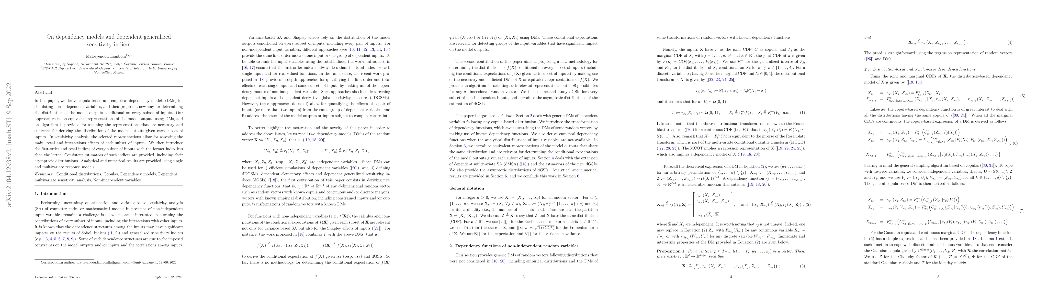 Thumbnail for On dependency models and dependent generalized sensitivity indices