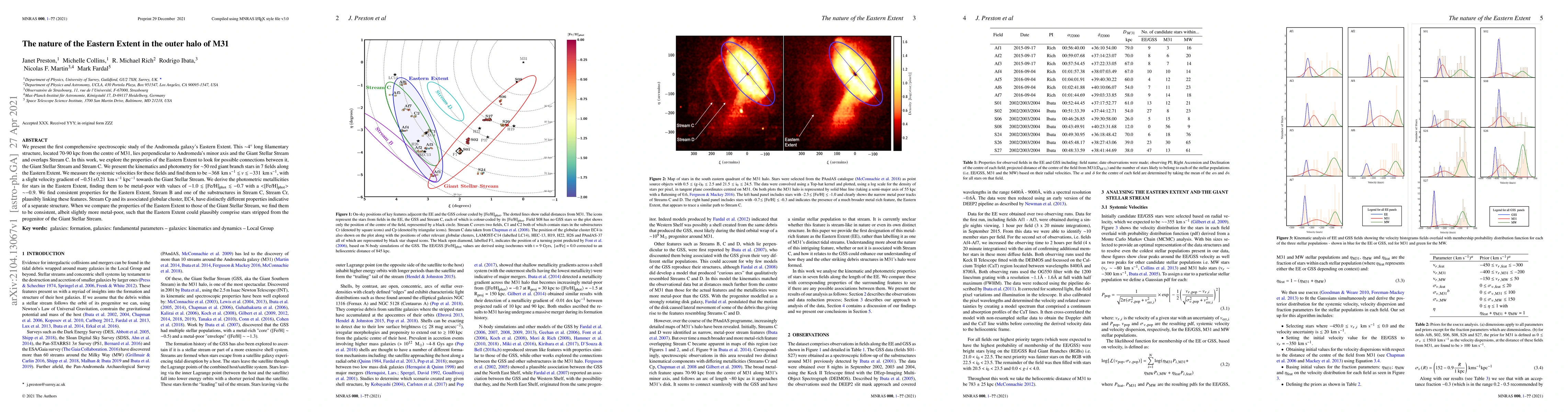 Thumbnail for The nature of the Eastern Extent in the outer halo of M31