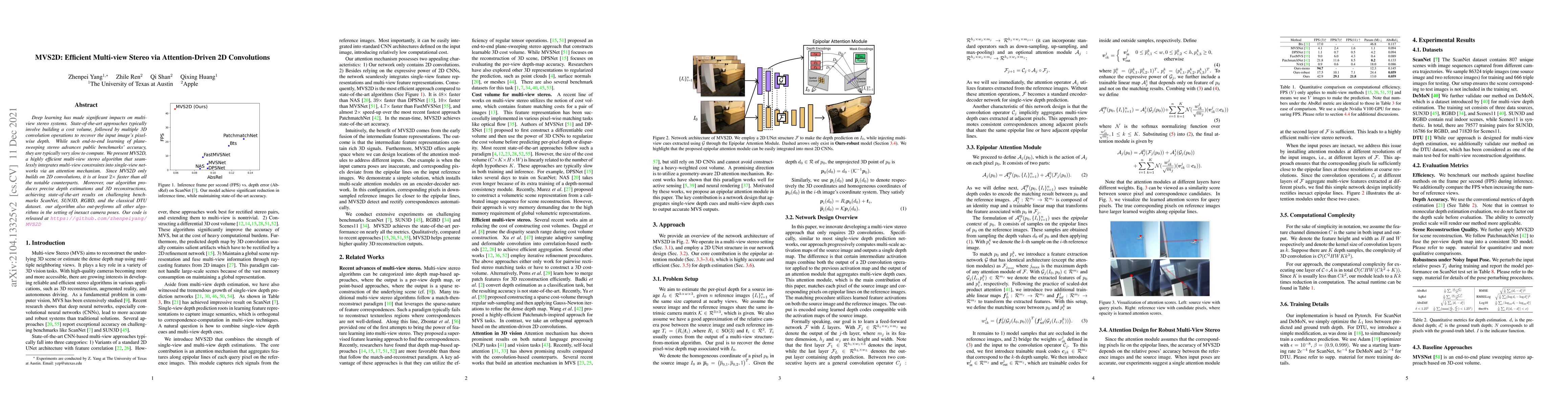 Thumbnail for MVS2D: Efficient Multi-view Stereo via Attention-Driven 2D Convolutions
