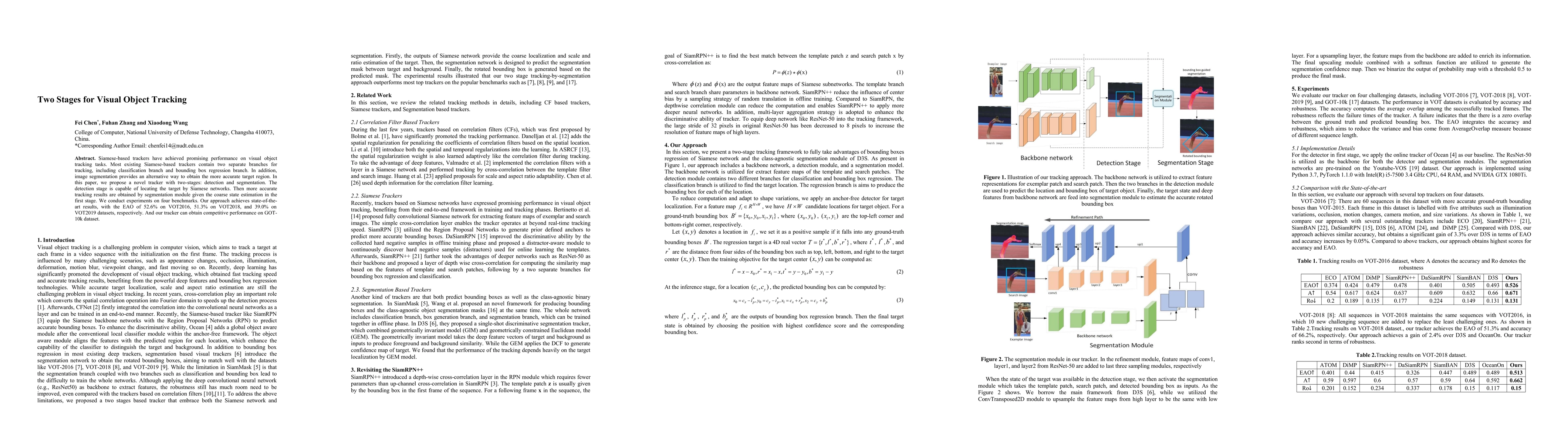 Thumbnail for Two stages for visual object tracking