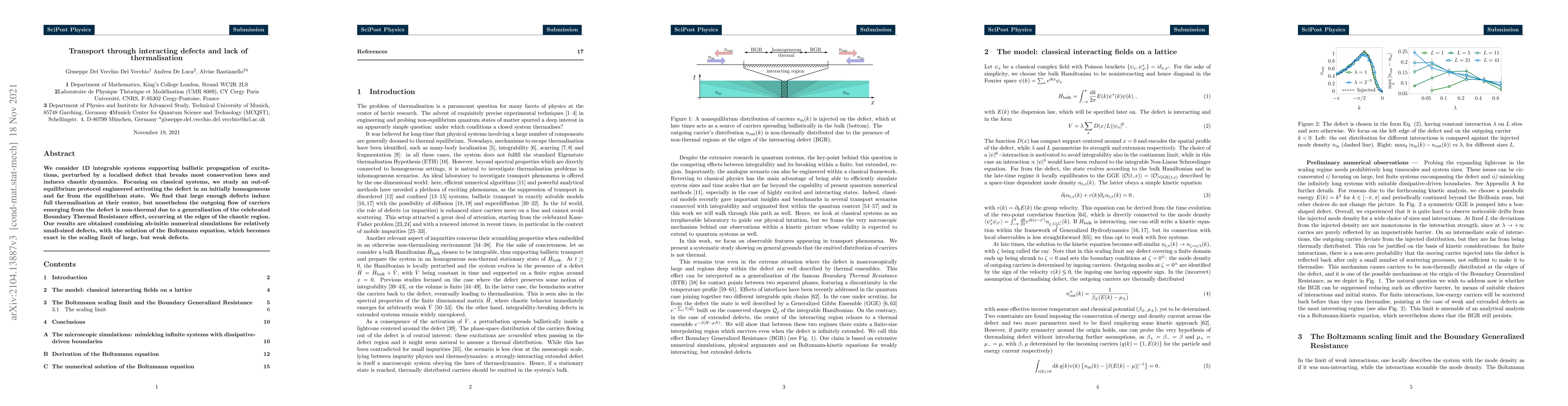 Thumbnail for Transport through interacting defects and lack of thermalisation