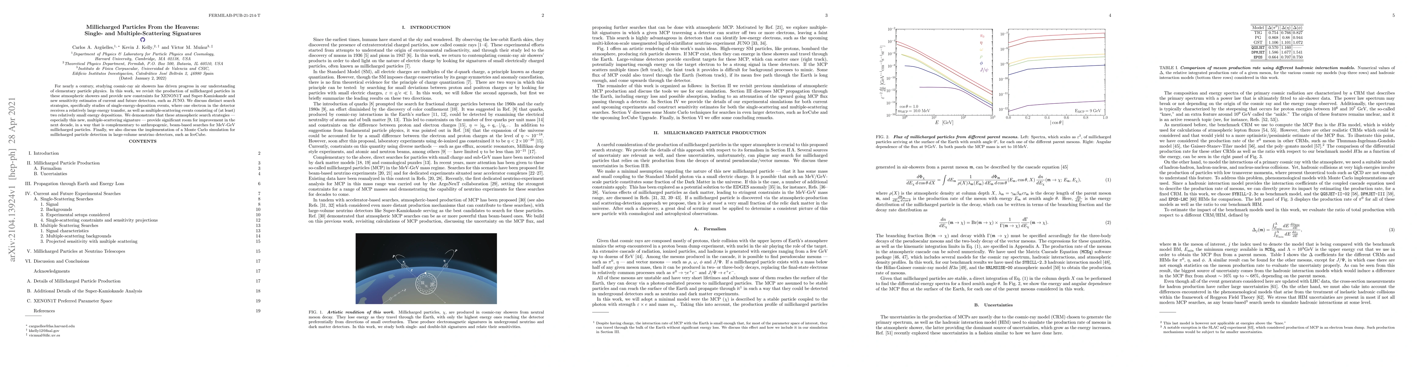 Thumbnail for Millicharged Particles from the Heavens: Single- and Multiple-Scattering
  Signatures