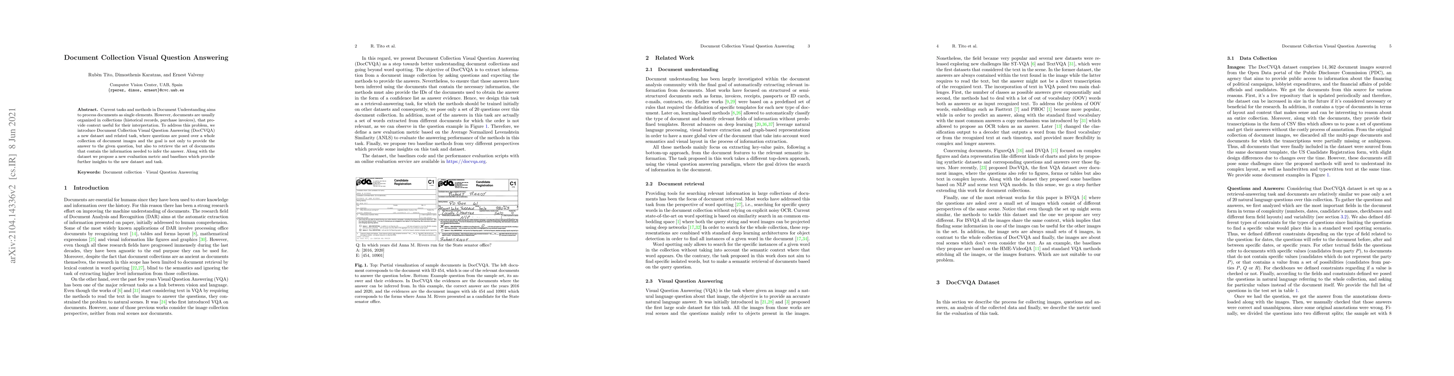Thumbnail for Document Collection Visual Question Answering