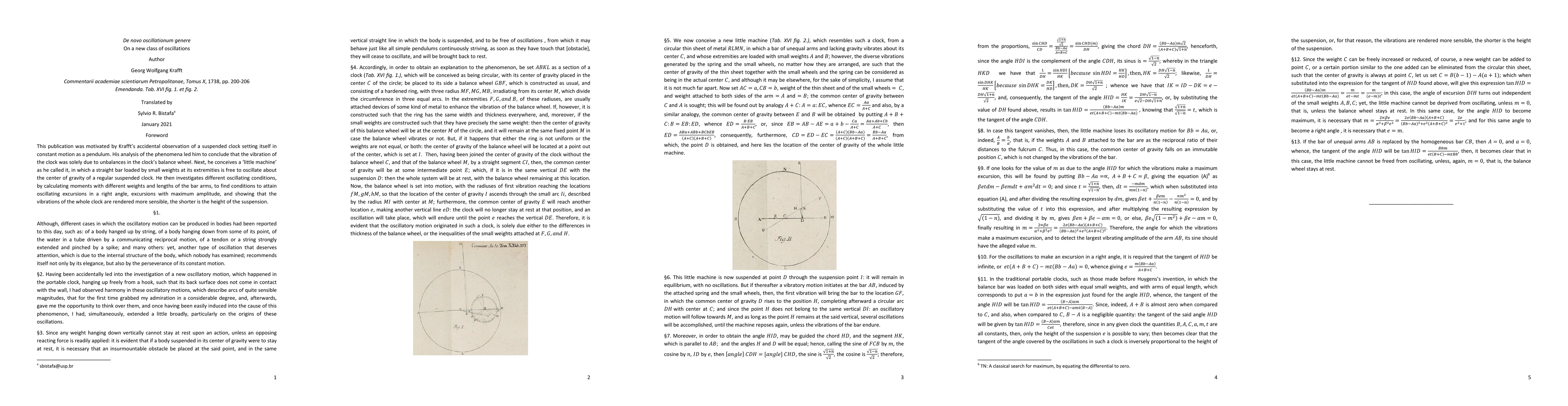 Thumbnail for A translation of G.W. Krafft's "On a new class of oscillations"