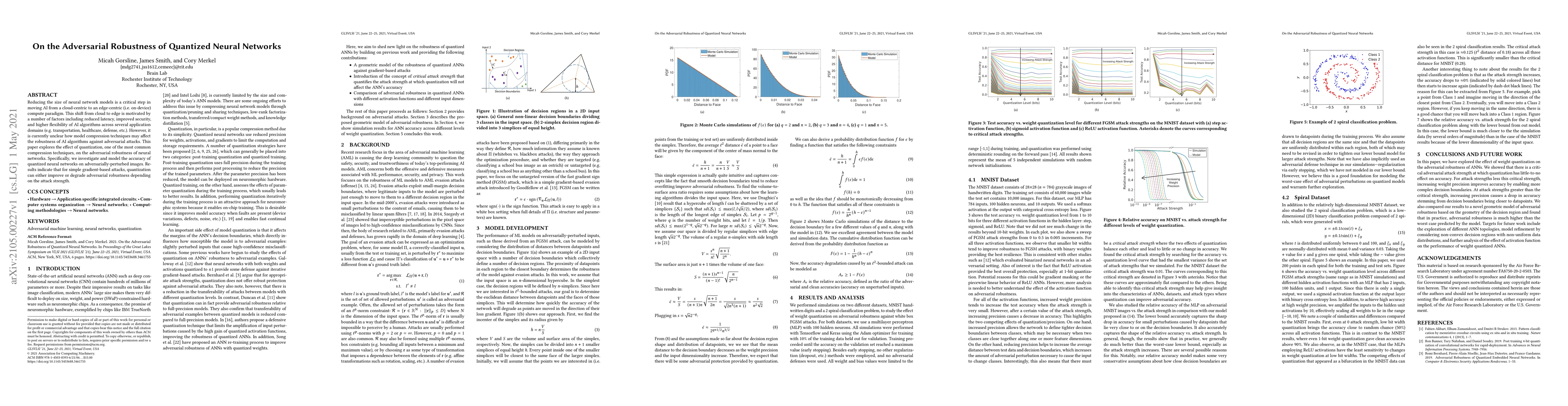 Thumbnail for On the Adversarial Robustness of Quantized Neural Networks