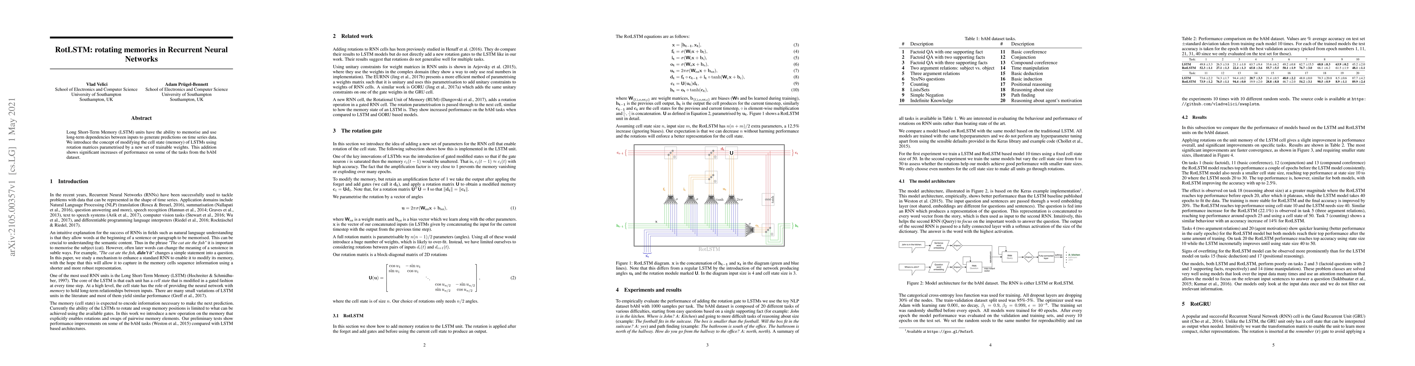Thumbnail for RotLSTM: Rotating Memories in Recurrent Neural Networks