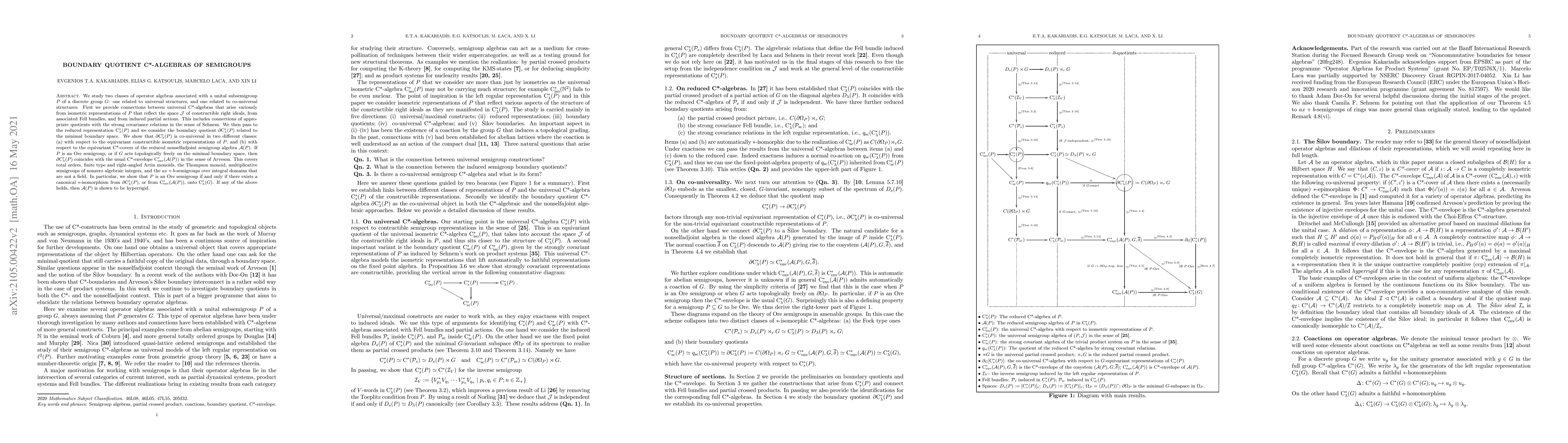 Thumbnail for Boundary quotient C*-algebras of semigroups
