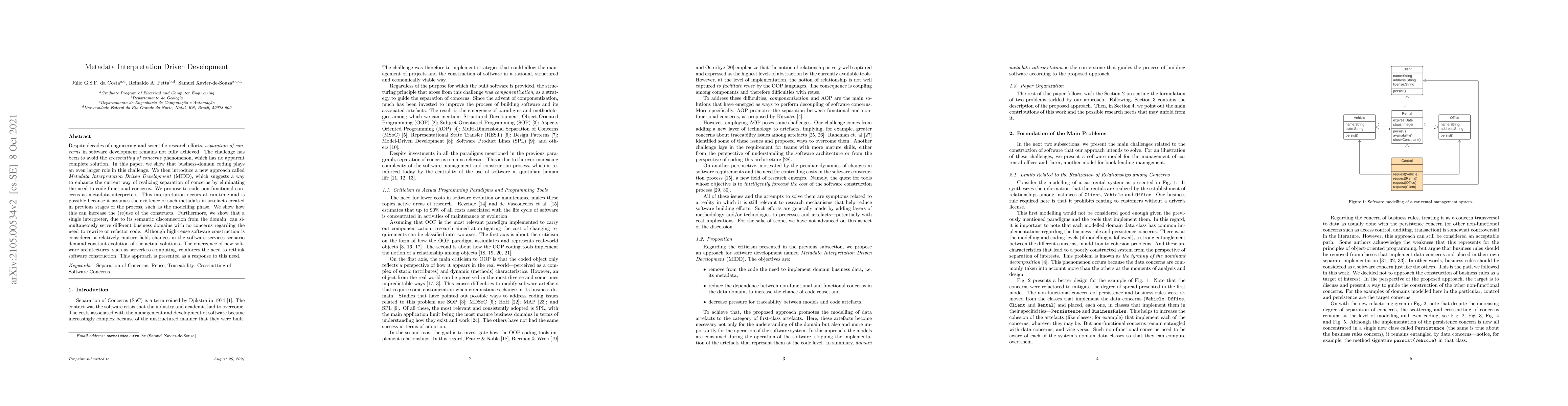 Thumbnail for Metadata Interpretation Driven Development