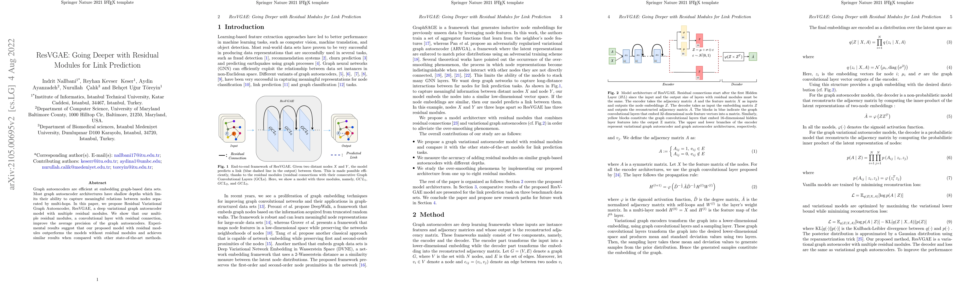Thumbnail for ResVGAE: Going Deeper with Residual Modules for Link Prediction