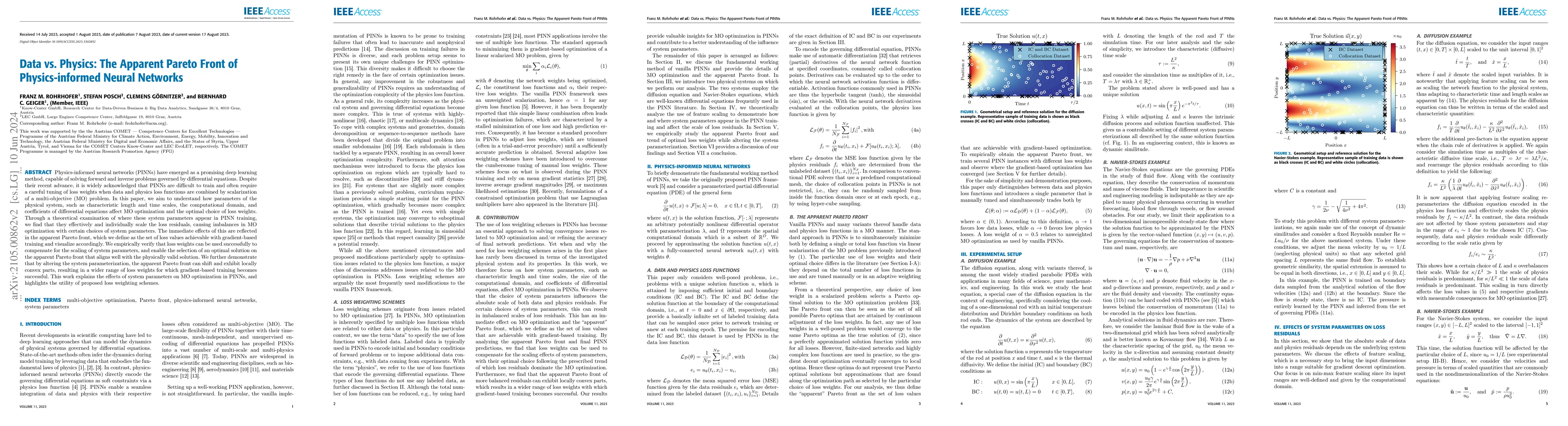 Thumbnail for Data vs. Physics: The Apparent Pareto Front of Physics-Informed Neural
  Networks